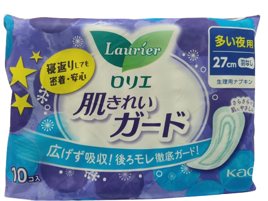 KAO LAURIER Nighttime Sanitary 27cm 10pcs