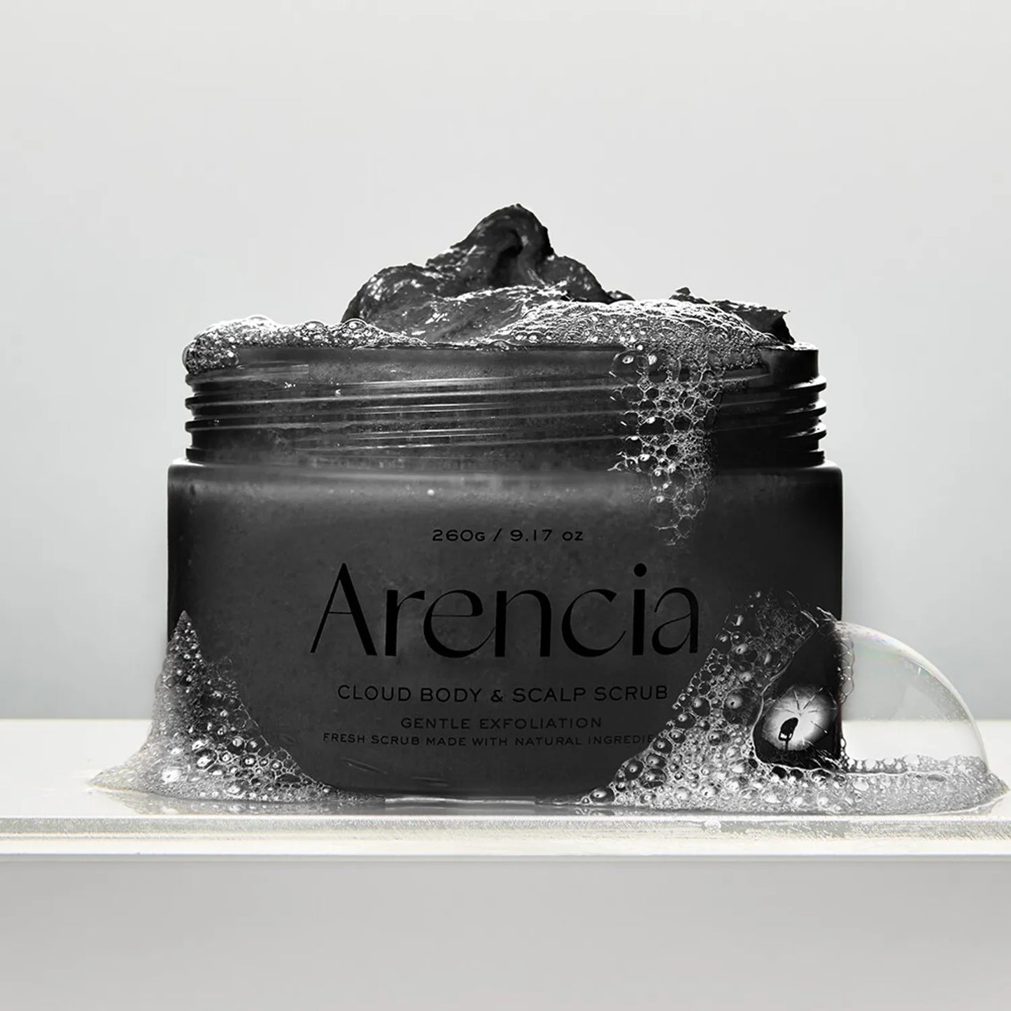 Arencia Fresh Cloud Body & Scalp Scrub (Black Tea & Yuzu) 260g
