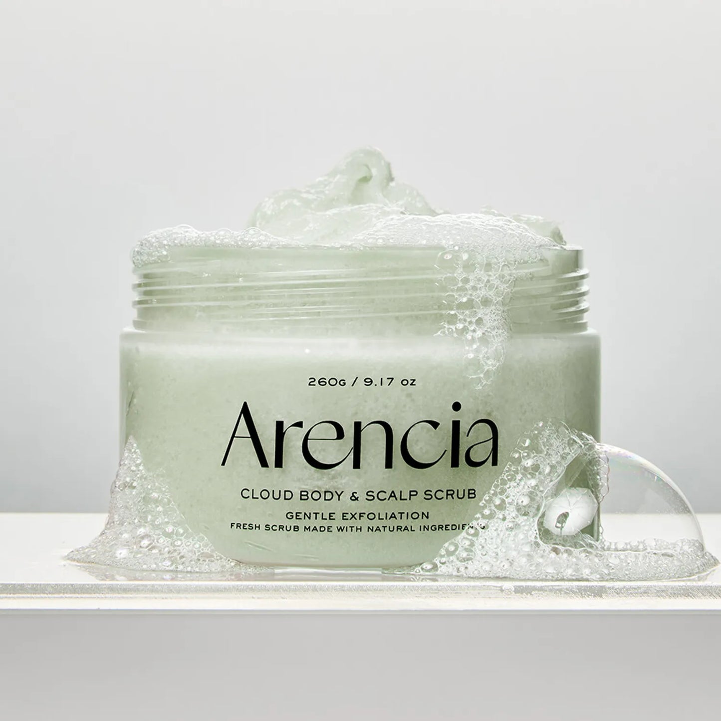 Arencia Fresh Cloud Body & Scalp Scrub (Geranium & Prim Rose) 260g
