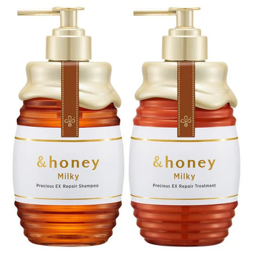 &honey 1.0 Milky Precious EX Repair Shampoo & Conditioner 500ml
