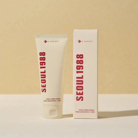 KSECRET SEOUL 1988 Cream: Snail Mucin 93% + Rice 100ml