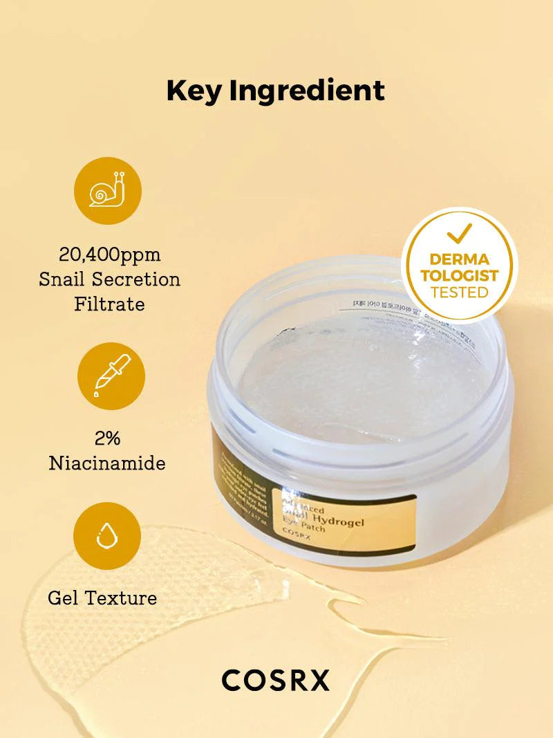 COSRX !! Advanced Snail Hydrogel Eye Patch 60pcs