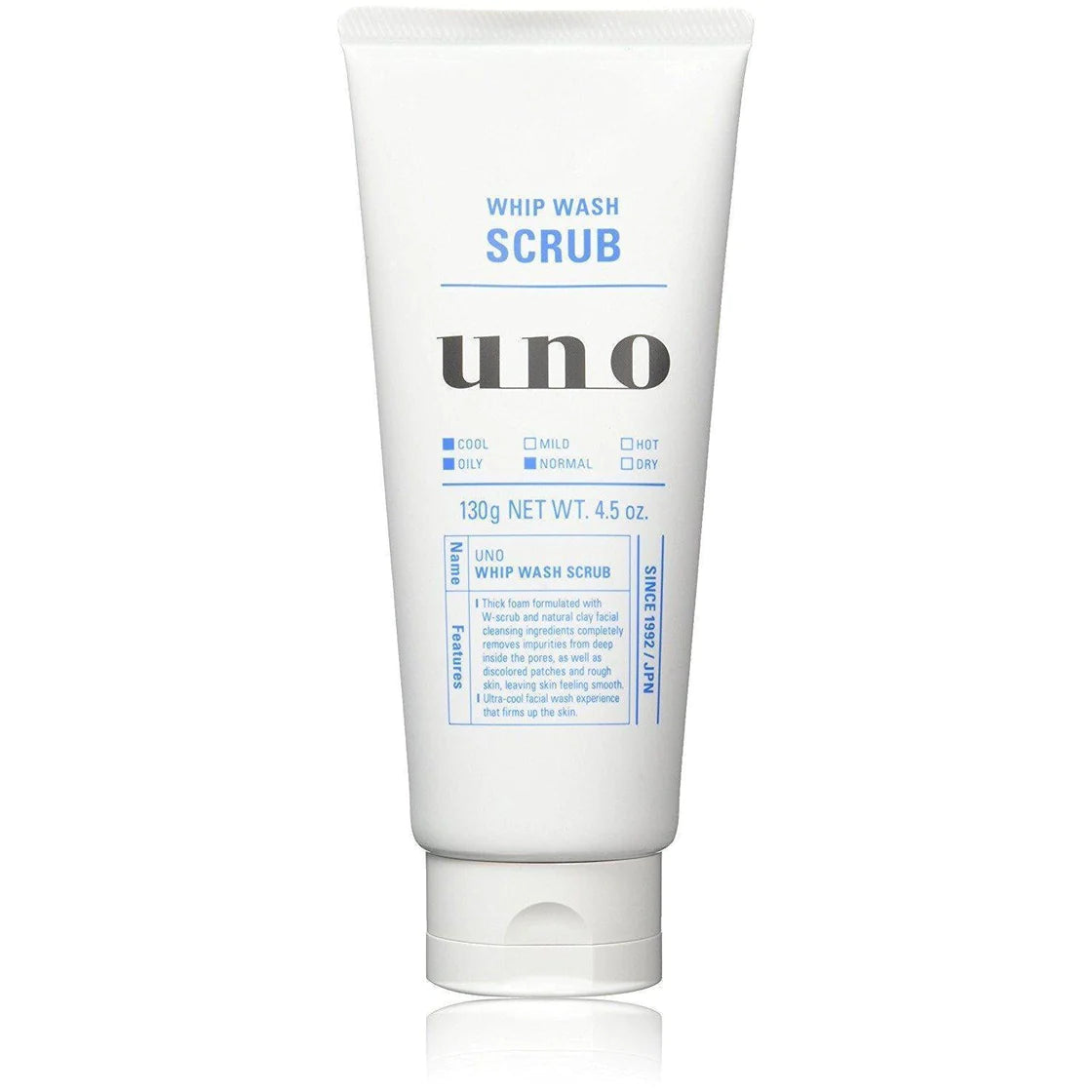 SHISEIDO UNO Whip Speedy Face Wash