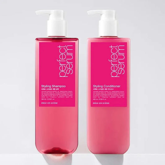 MISE EN SCENE Perfect Serum Styling Shampoo & Conditioner