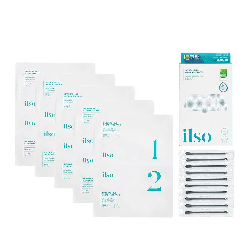 ilso Natural Mild Clear Nose Pack 5pcs