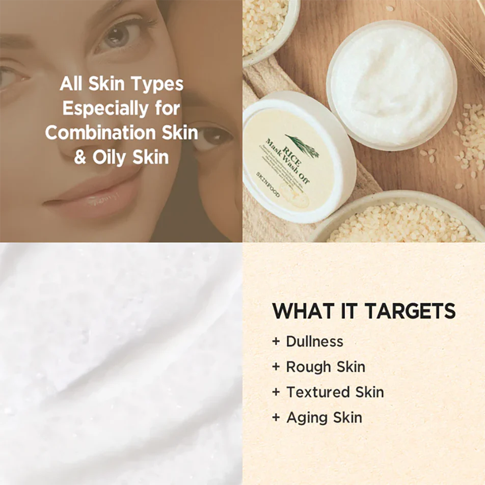 SKINFOOD Rice Mask Wash Off 120g