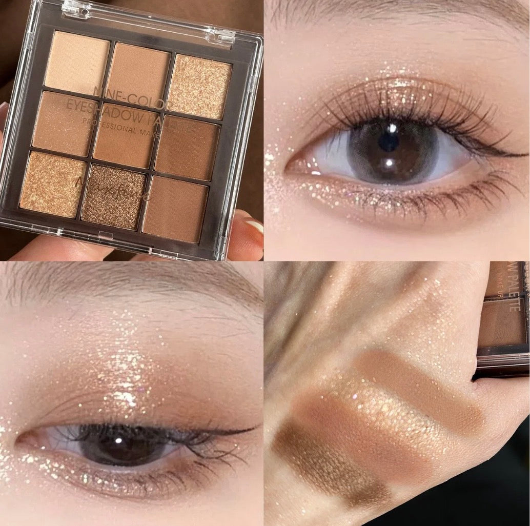Maxfine 9 Colors Eyeshadow Palette