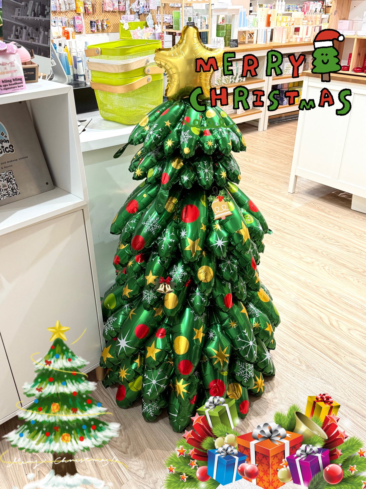 Balloon Christmas Tree