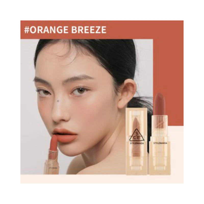 3CE Soft Matte Lipstick Eternal Warm & Orange Breeze