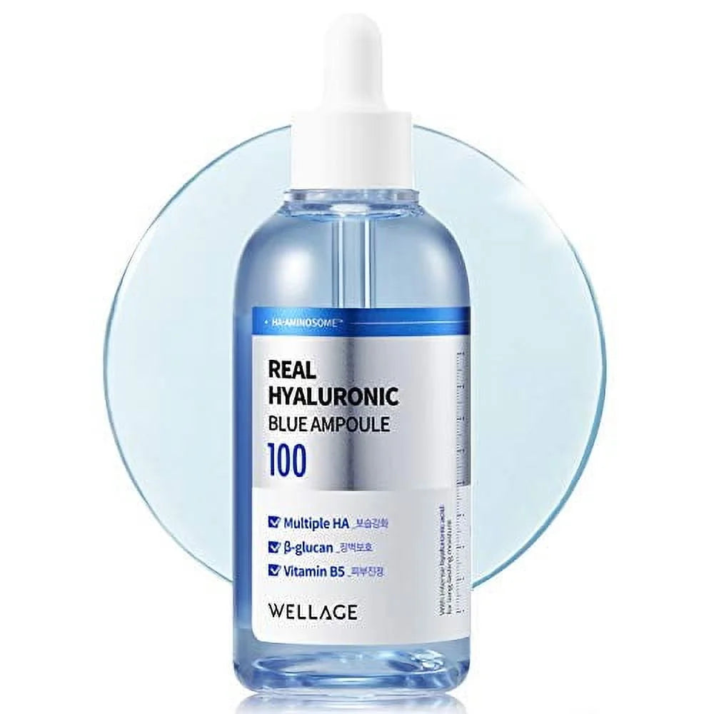 WELLAGE x Bread Barbershop Real Hyaluronic Blue Ampoule Special Set
