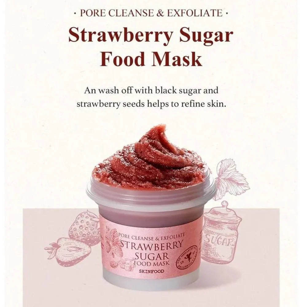 SKINFOOD Strawberry Sugar Food Mask 120g