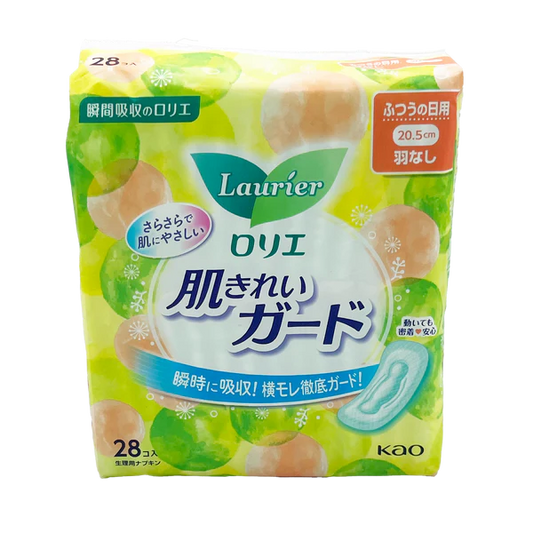 KAO LAURIER Daytime Sanitary No Wing 20.5cm 28pcs