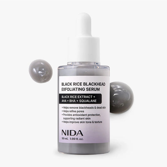 NIDA Black Rice Blackhead Exfoliating Serum 50ml