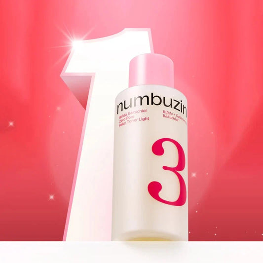 Numbuzin No.3 Bifida Bakuchiol Zero Pore Milky Toner Light 200ml