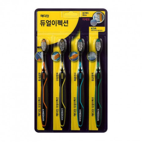 MEDIAN Dual Effection Toothbrush 4pcs