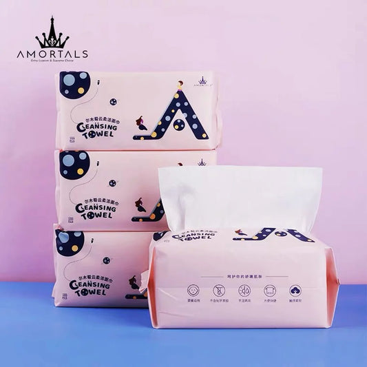 AMORTALS Soft Cleansing Towel 100*3/bag