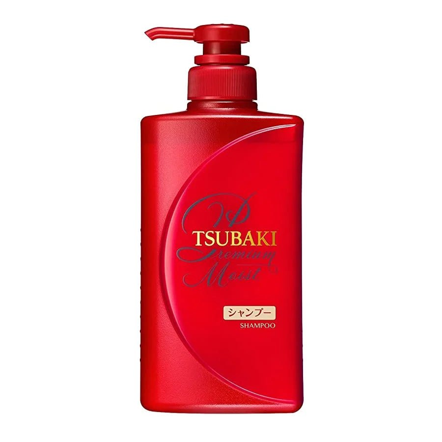 SHISEIDO -- Tsubaki Moist Shampoo & Conditioner 490ml