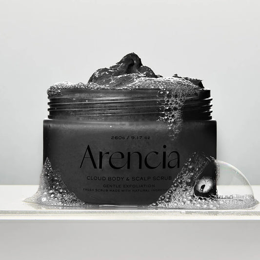 Arencia Fresh Cloud Body & Scalp Scrub (Black Tea & Yuzu) 260g