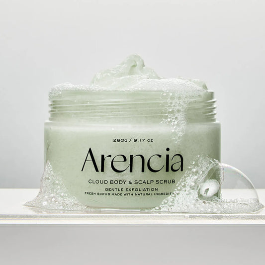Arencia Fresh Cloud Body & Scalp Scrub (Geranium & Prim Rose) 260g