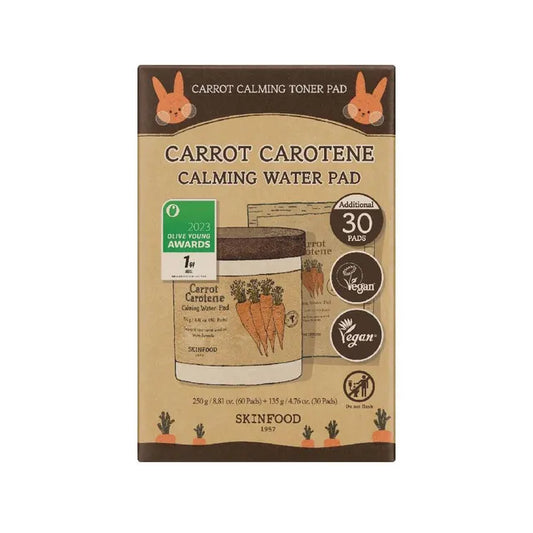 SKINFOOD Carrot Carotene Calming Water Pad Set (60+30)