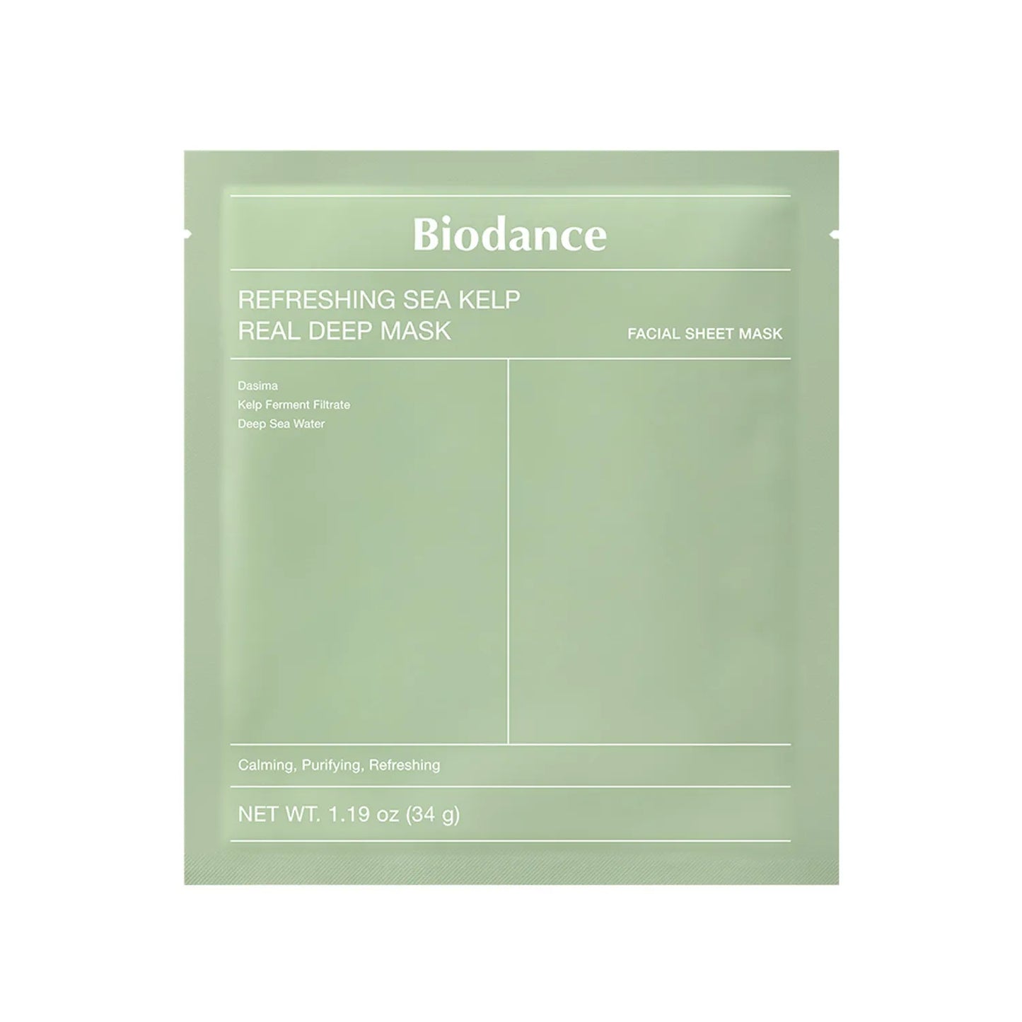 Biodance  Refreshing Sea Kelp Real Deep Mask (Green)