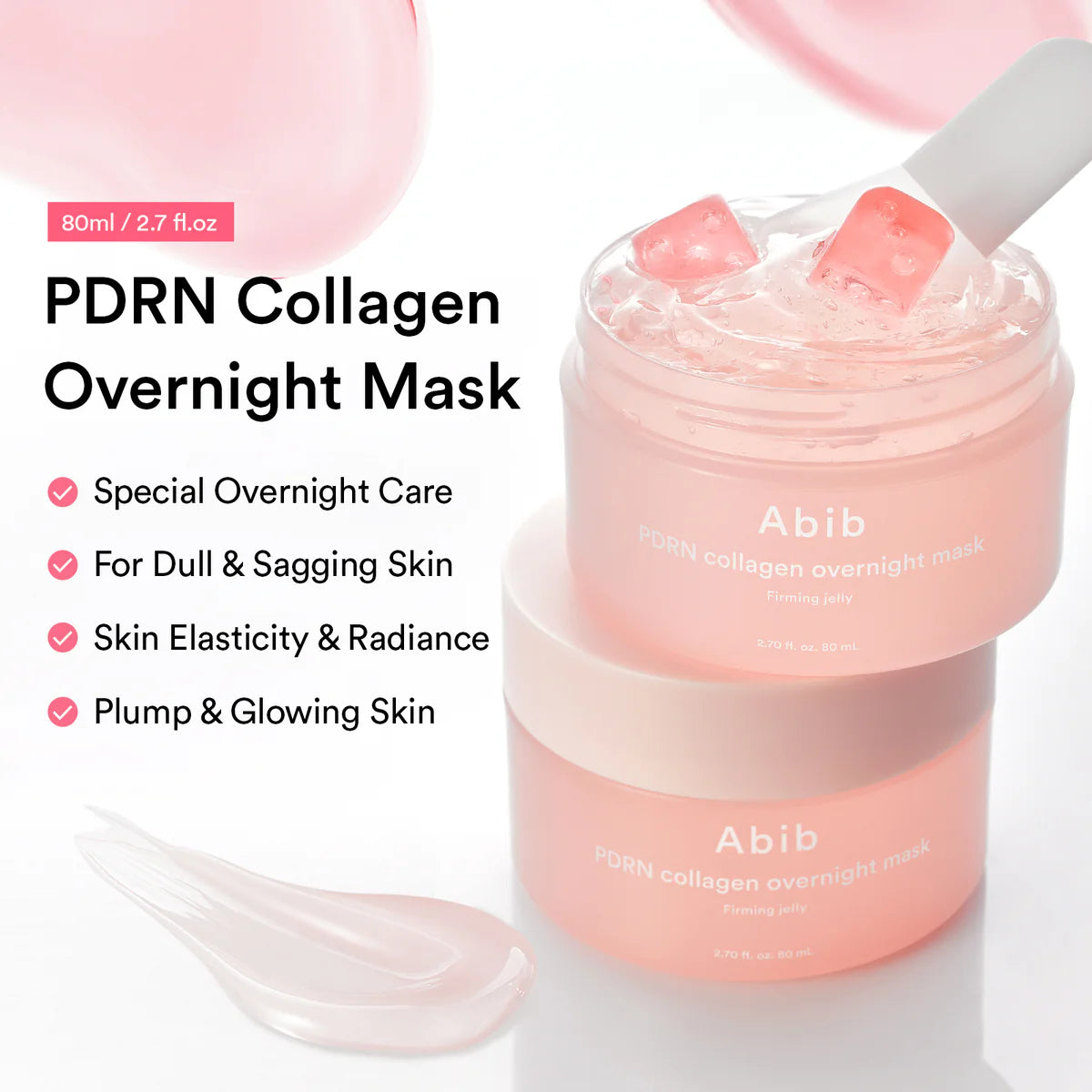 Abib PDRN collagen overnight mask Firming jelly 80mL