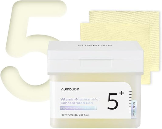 Numbuzin No.5 Vitamin-Niacinamide Concentrated Pad 180ml (70 Pads)