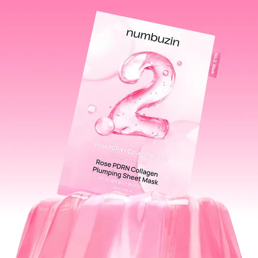 NUMBUZIN No 2 Rose PDRN Collagen Plumping Sheet Mask 1pc