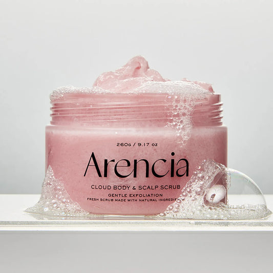 Arencia Fresh Cloud Body & Scalp Scrub (Lavender & Pear) 260g