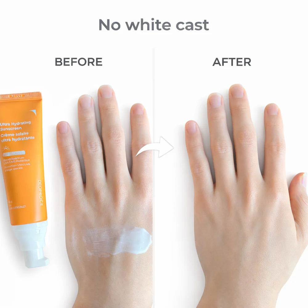DEOPROCE Ultra Hydrating Sunscreen-No White Cast SPF 50+ PA++++50ml