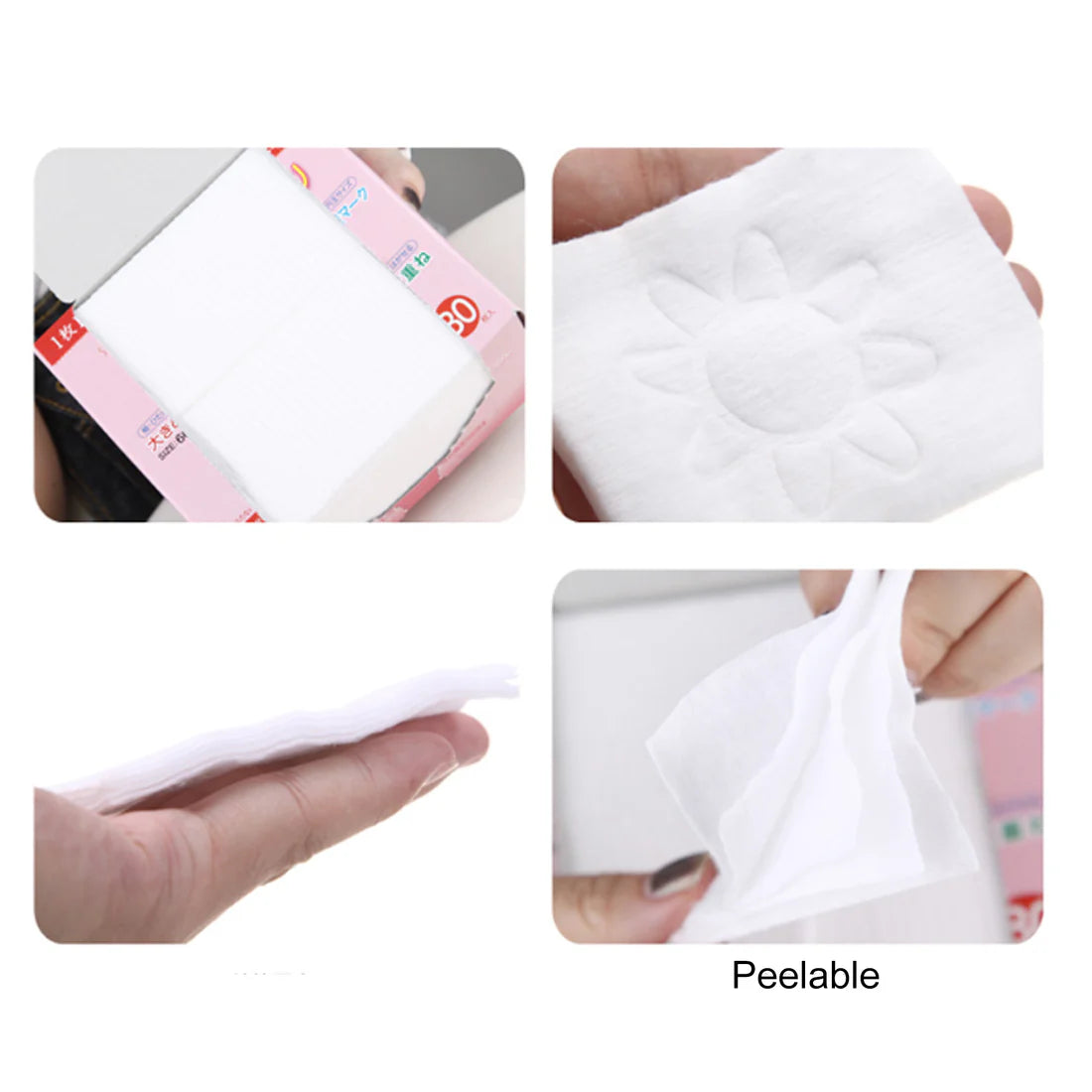 Cotton Labo Selena Five Layers Cotton Pad 80pcs