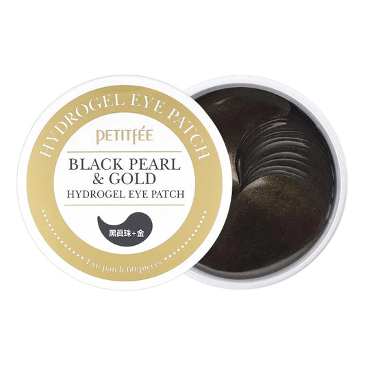Petitfée - Black Pearl & Gold - Hydrogel Eye Patch - 60pcs