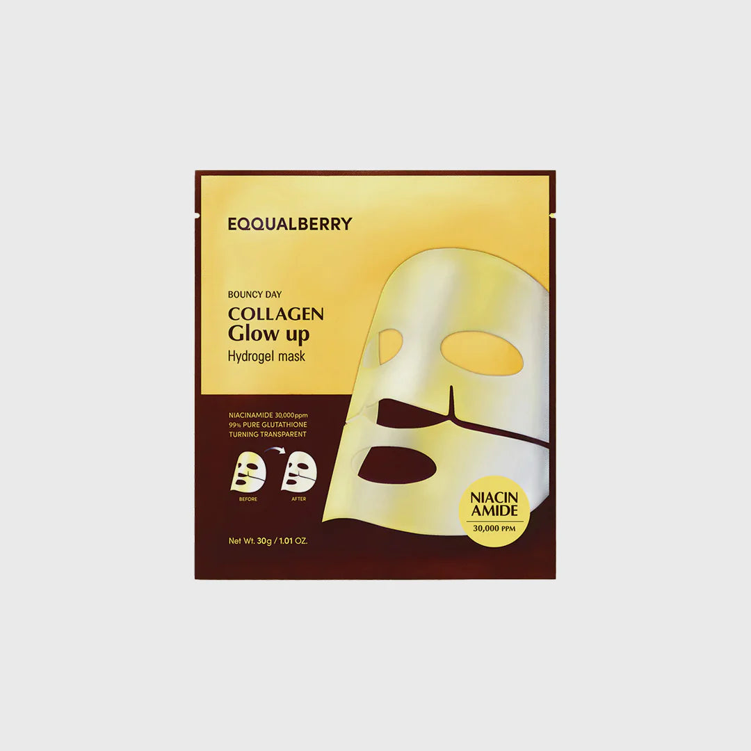 EQQUALBERRY Collagen Glow Up Hydrogel Mask