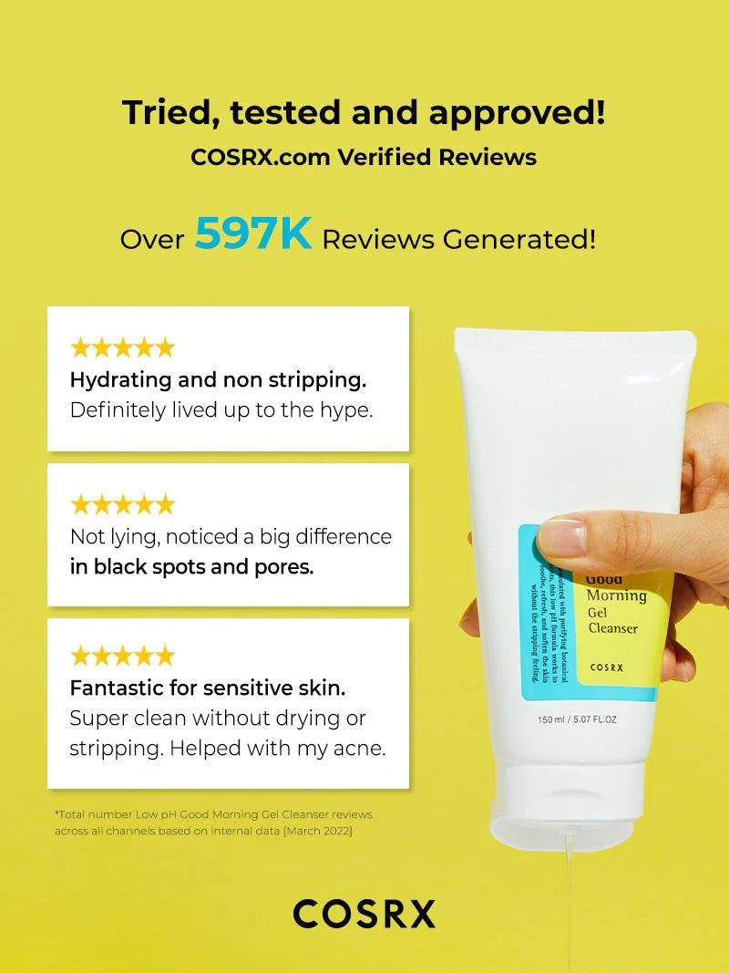 COSRX !! Low PH Good Morning Gel Cleanser 150ml