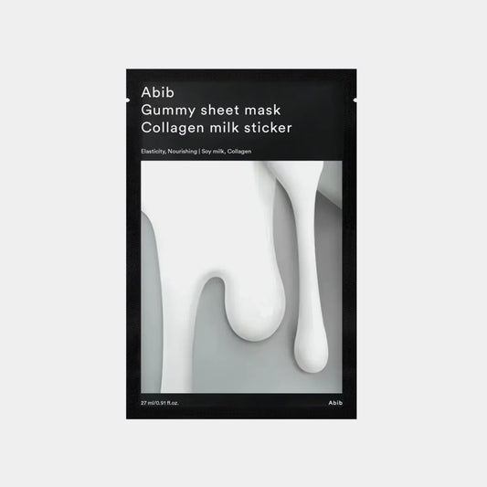 Abib Gummy Sheet Mask Collagen Milk Sticker 1pc