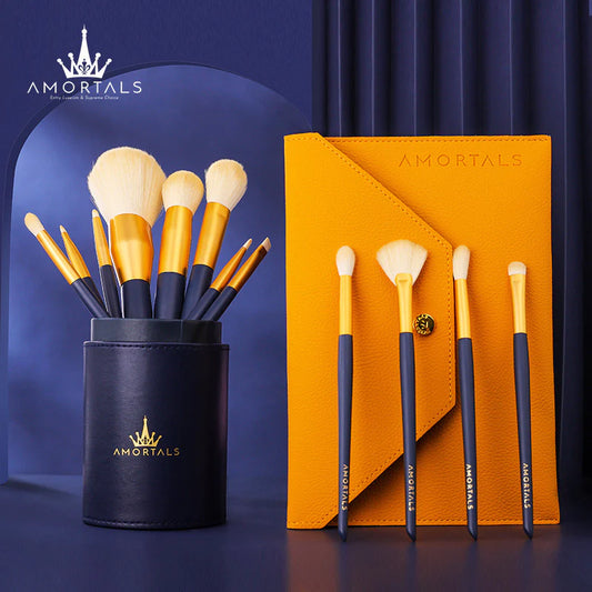 AMORTALS Star Beats Makeup Brush Set With Bag 12pcs