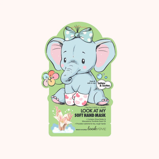 Look At My Soft Hand/Foot Mask Elephant 1 pair