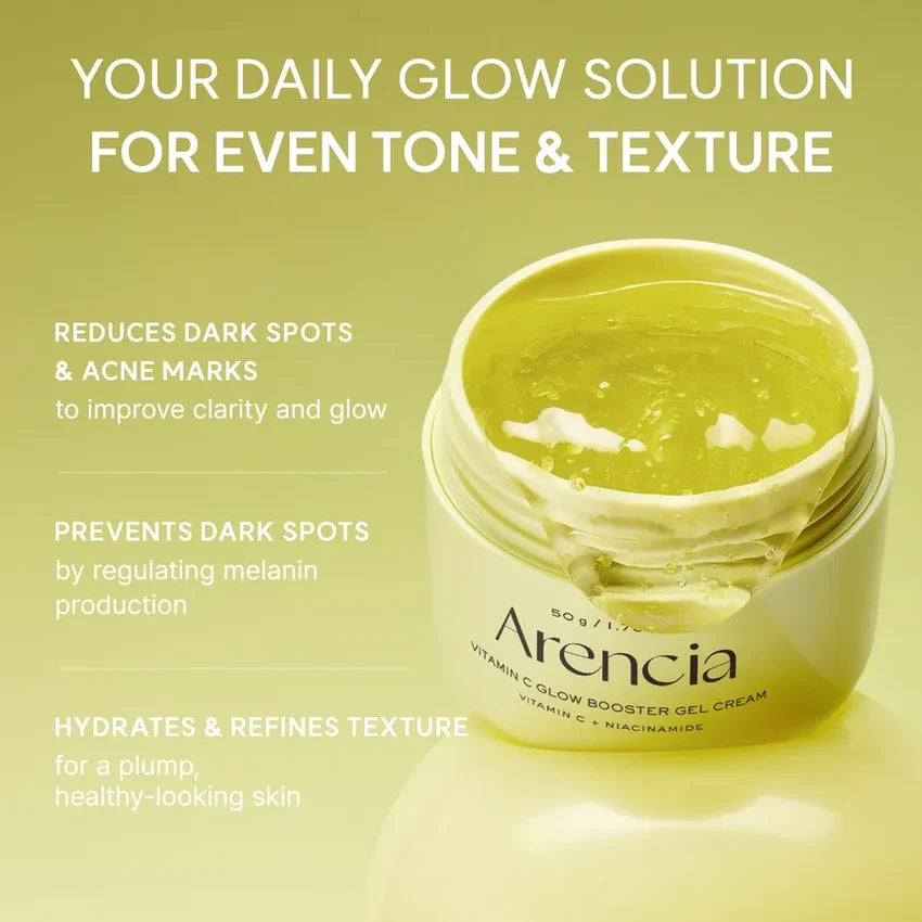 ARENCIA Vitamin C Glow Booster Gel Cream 50g