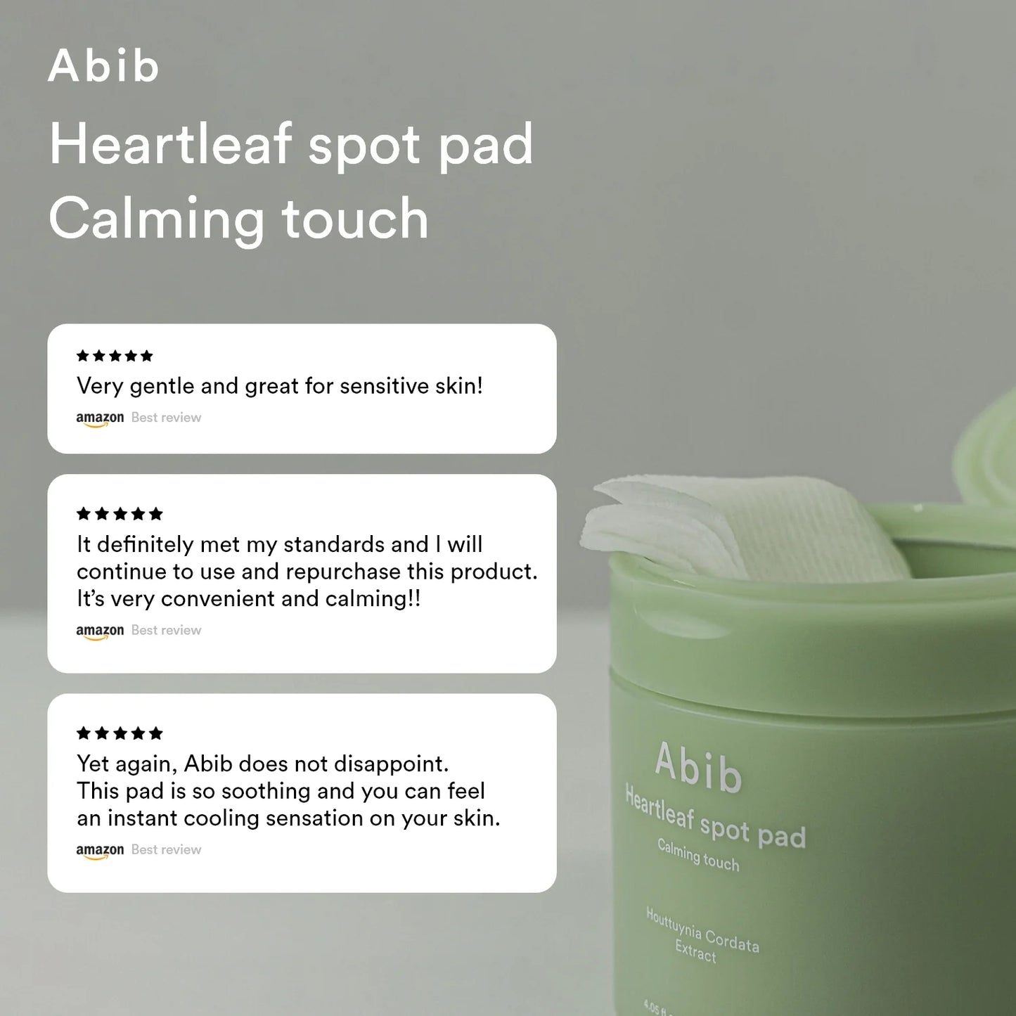 Abib HEARTLEAF SPOT PAD CALMING TOUCH (80EA)150ML