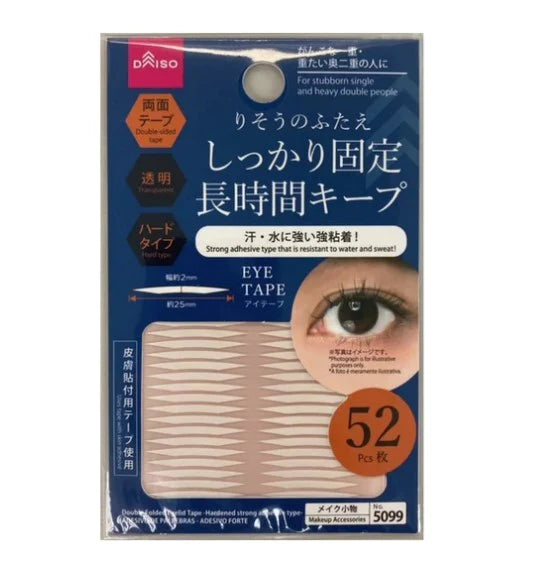 Daiso Eyelid tape Firming Strong Adhesive 52pcs