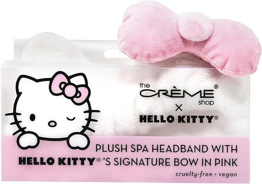THE CREME SHOP Headband With Kitty Bow Pink