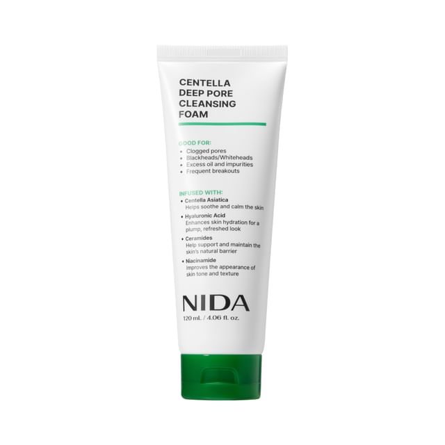 NIDA Centella Deep Pore Cleansing Foam
