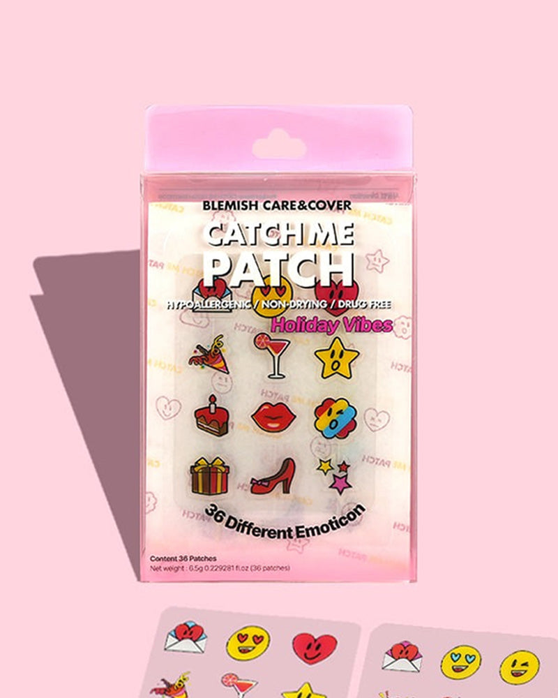 CATCH ME PATCH Emoticon Blemish Care & Cover 16pcs